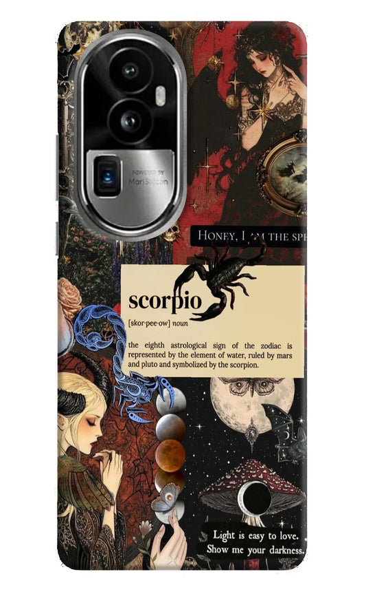 Scorpio Zodiac Oppo Reno10 Pro+ 5G Hard Case Back Cover by Casekaro
