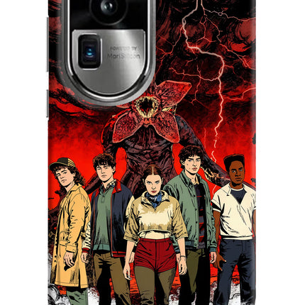 Ordinary Things Characters Oppo Reno10 Pro+ 5G Hard Case Back Cover by Casekaro