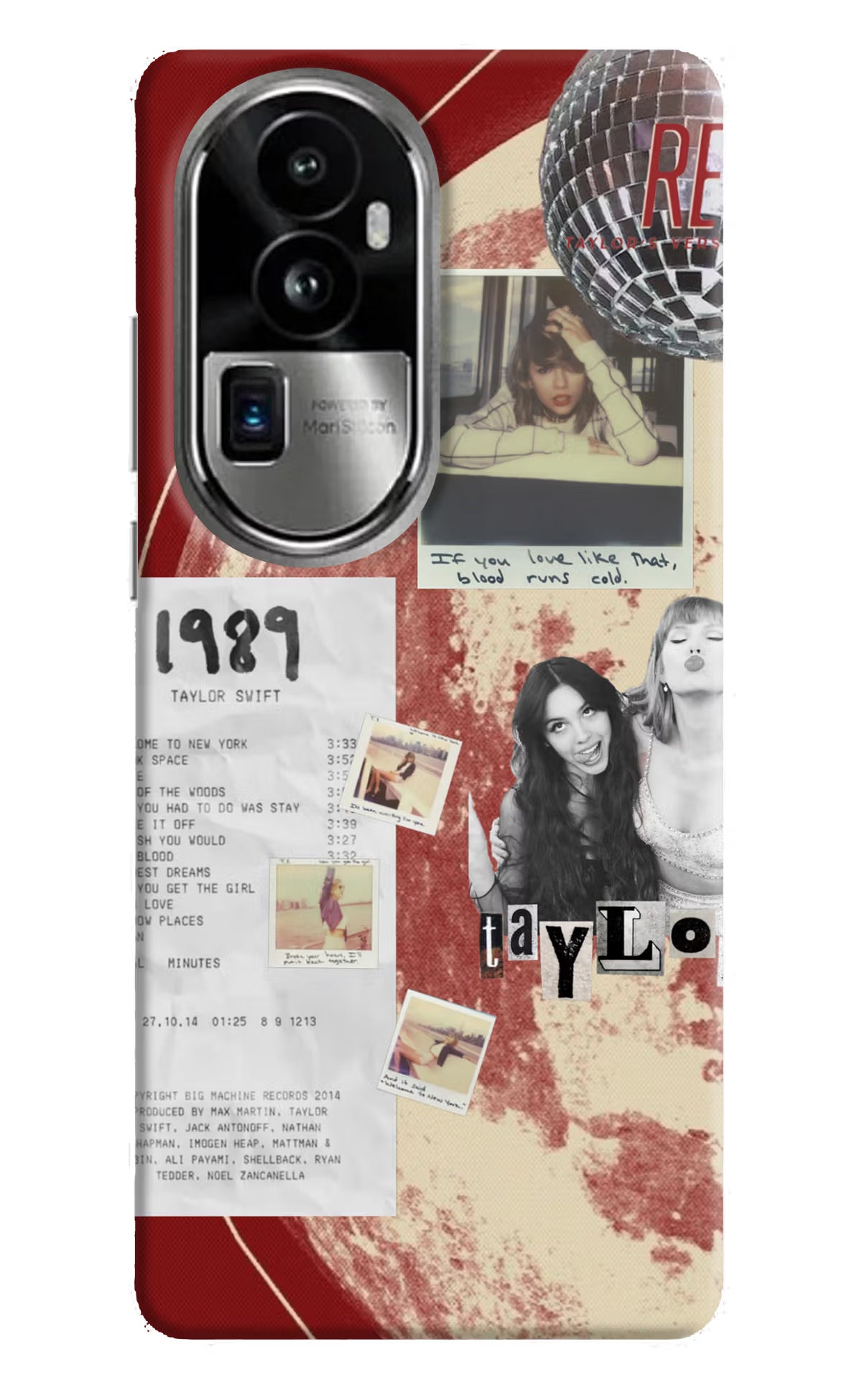 Taylor Swift Oppo Reno10 Pro+ 5G Back Cover