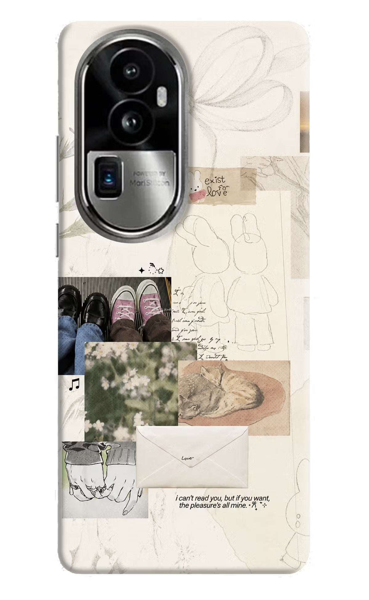 Soft Aesthetic Oppo Reno10 Pro+ 5G Back Cover