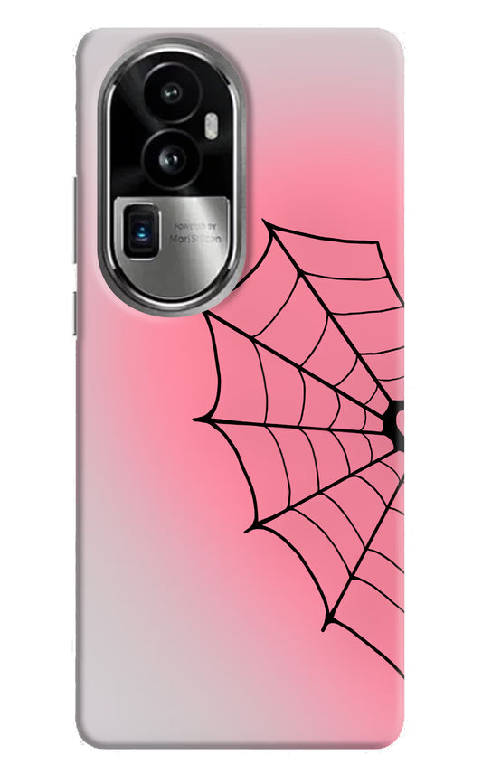 Pink Web Oppo Reno10 Pro+ 5G Hard Case Back Cover by Casekaro