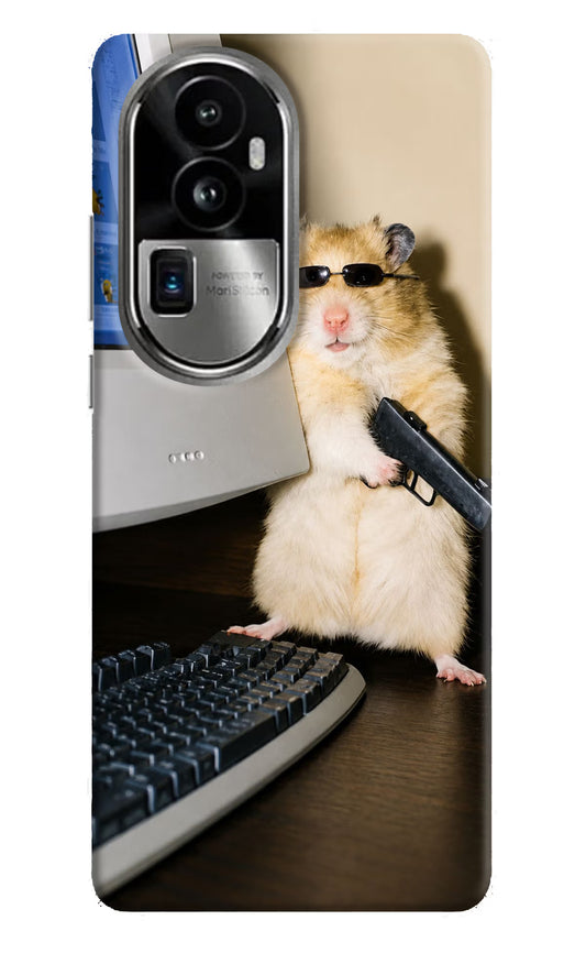 Hacker Hamster Oppo Reno10 Pro+ 5G Hard Case Back Cover by Casekaro