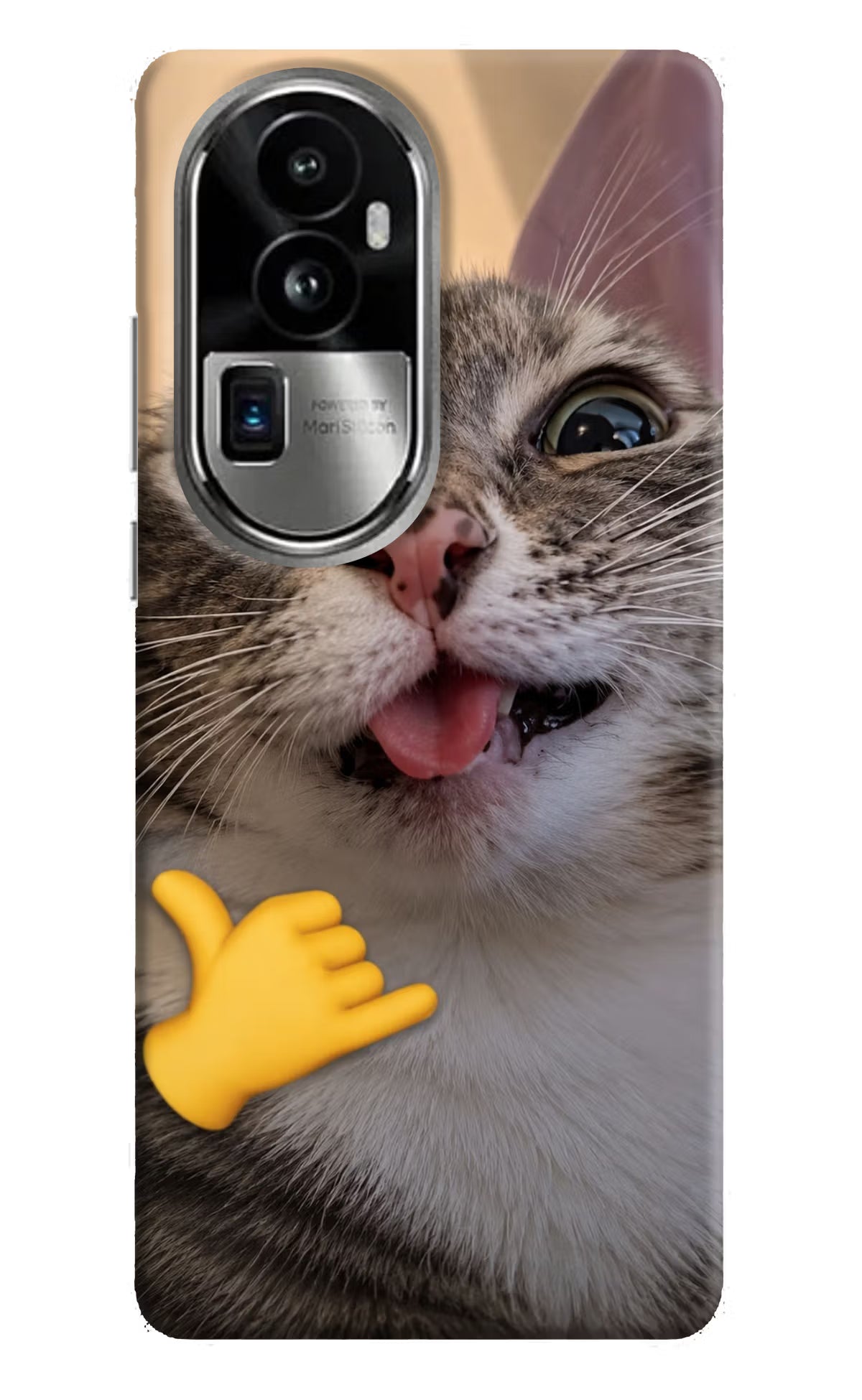 Silly Cat Call Oppo Reno10 Pro+ 5G Back Cover