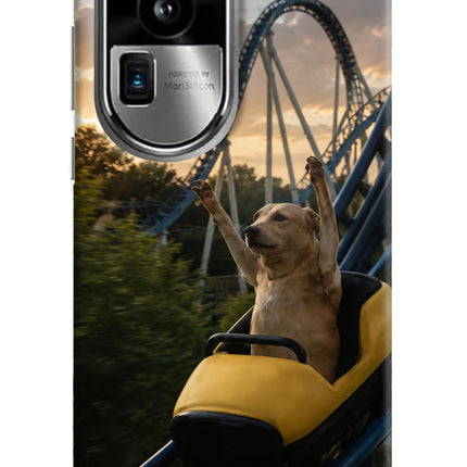 Rollercoaster Dog Oppo Reno10 Pro+ 5G Hard Case Back Cover by Casekaro
