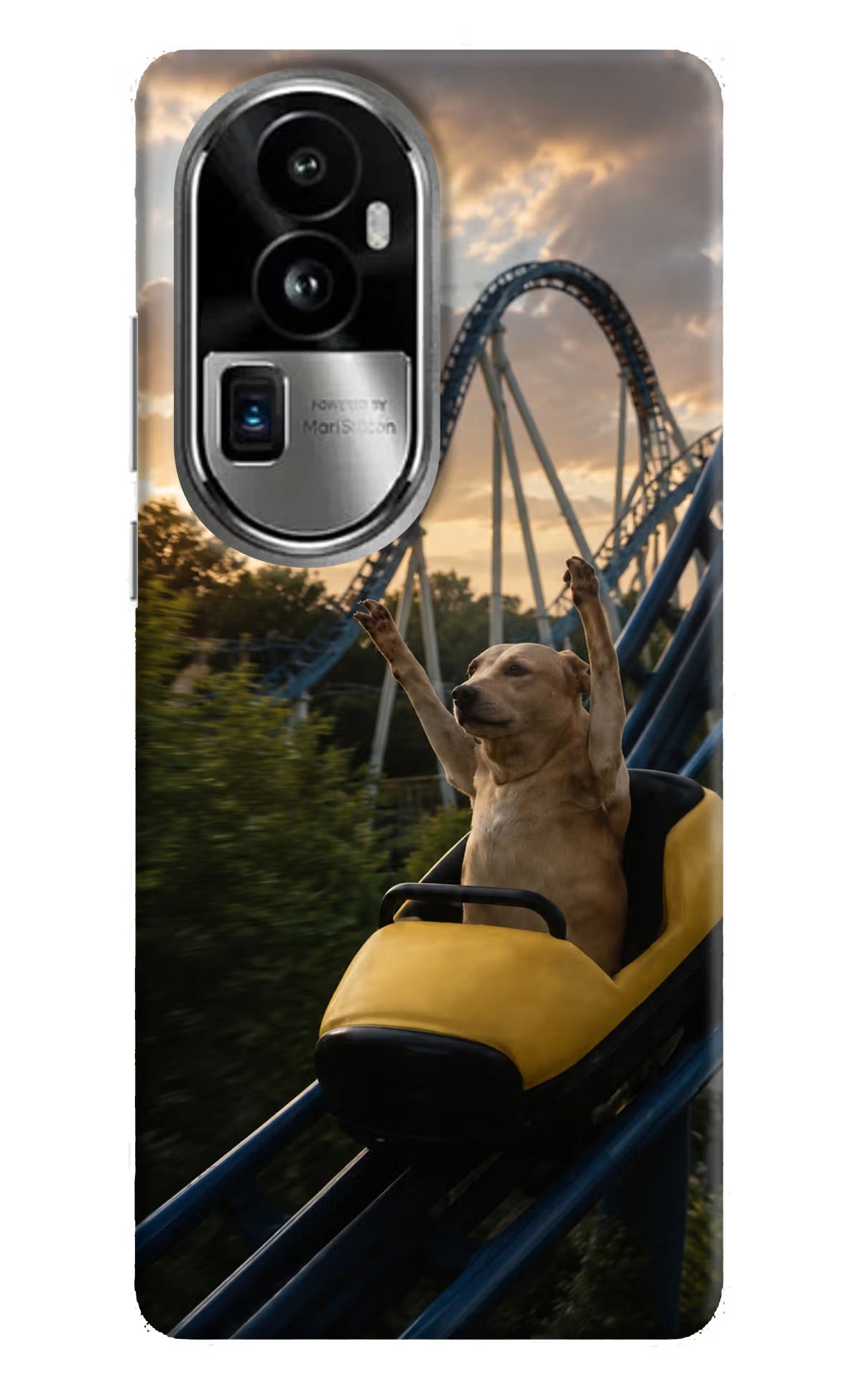 Rollercoaster Dog Oppo Reno10 Pro+ 5G Back Cover