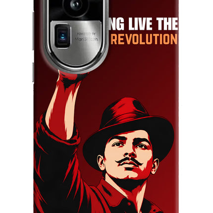 Bhagat Singh Revolution Oppo Reno10 Pro+ 5G Hard Case Back Cover by Casekaro