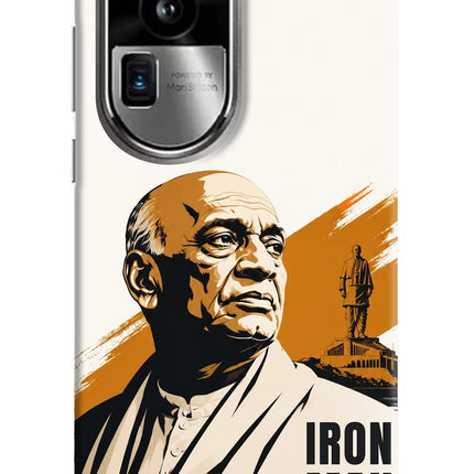 Sardar Patel Iron Will Oppo Reno10 Pro+ 5G Hard Case Back Cover by Casekaro