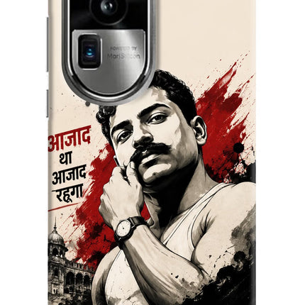 Chandrashekhar Azad Fearless Oppo Reno10 Pro+ 5G Hard Case Back Cover by Casekaro