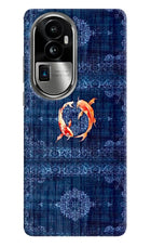 Koi Blue Oppo Reno10 Pro+ 5G Back Cover