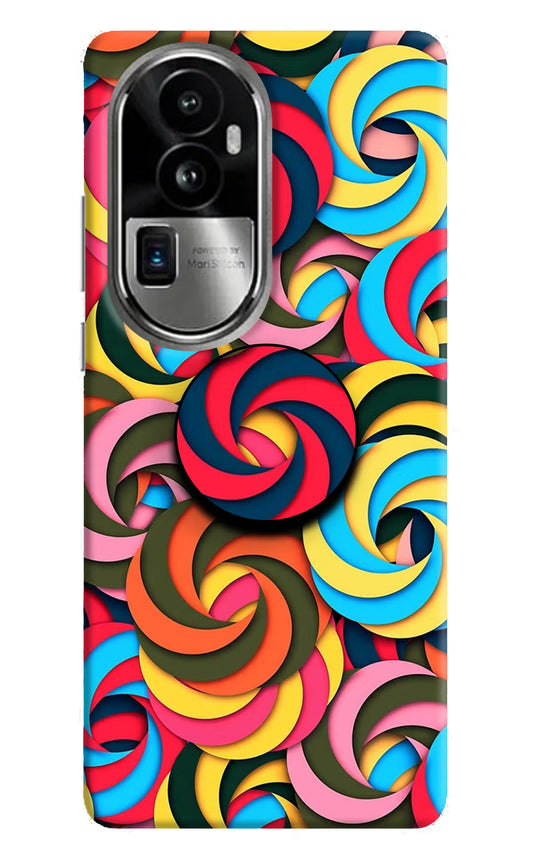 Spiral Pattern Oppo Reno10 Pro+ 5G Pop Case by Casekaro