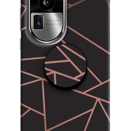 Geometric Pattern Oppo Reno10 Pro+ 5G Pop Case by Casekaro