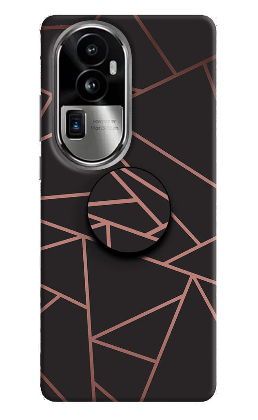 Geometric Pattern Oppo Reno10 Pro+ 5G Pop Case by Casekaro