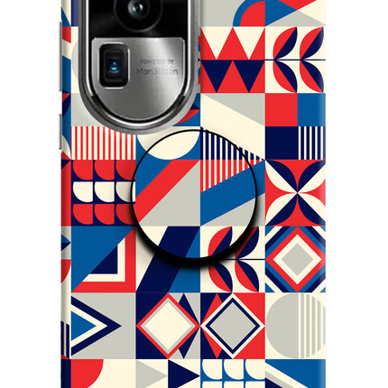 Colorful Pattern Oppo Reno10 Pro+ 5G Pop Case by Casekaro