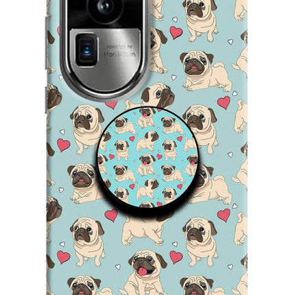 Pug Dog Oppo Reno10 Pro+ 5G Pop Case by Casekaro