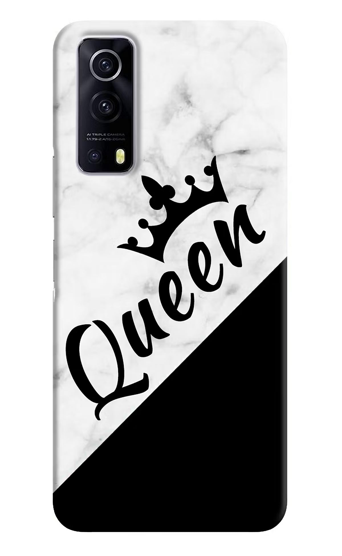 Queen iQOO Z3 5G Hard Case Back Cover by Casekaro