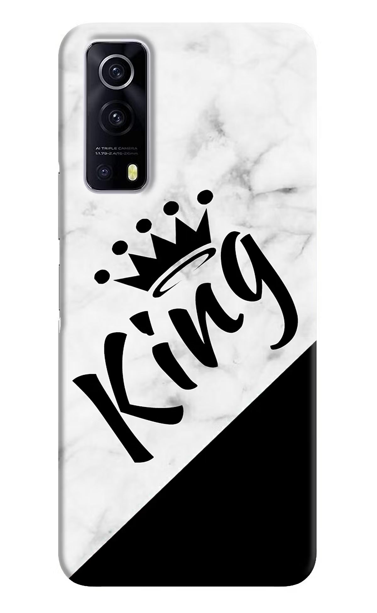 King iQOO Z3 5G Hard Case Back Cover by Casekaro