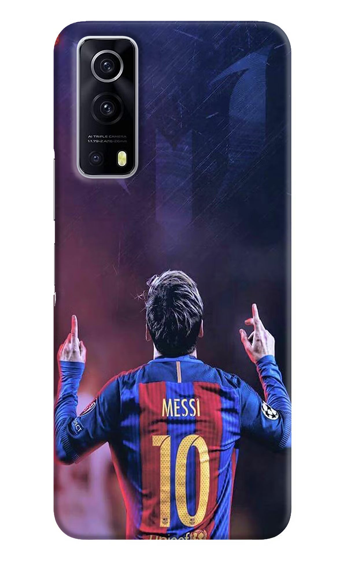 Messi iQOO Z3 5G Hard Case Back Cover by Casekaro