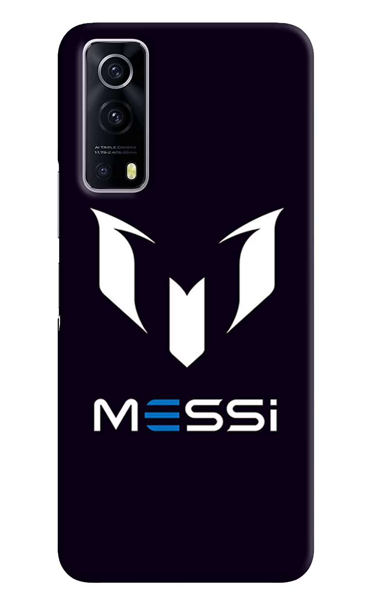 Messi Logo iQOO Z3 5G Hard Case Back Cover by Casekaro