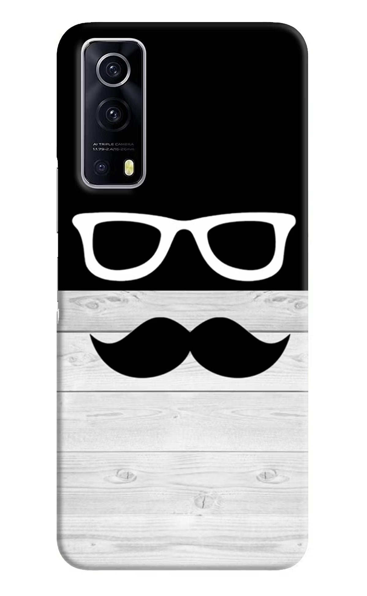 Mustache iQOO Z3 5G Hard Case Back Cover by Casekaro