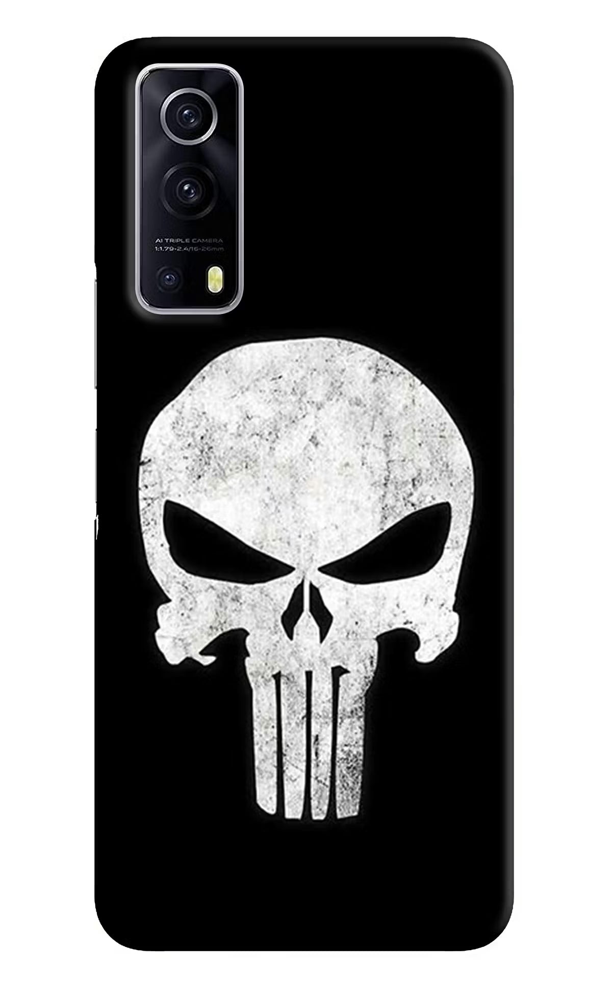 Punisher Skull iQOO Z3 5G Hard Case Back Cover by Casekaro