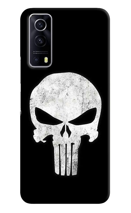 Punisher Skull iQOO Z3 5G Hard Case Back Cover by Casekaro