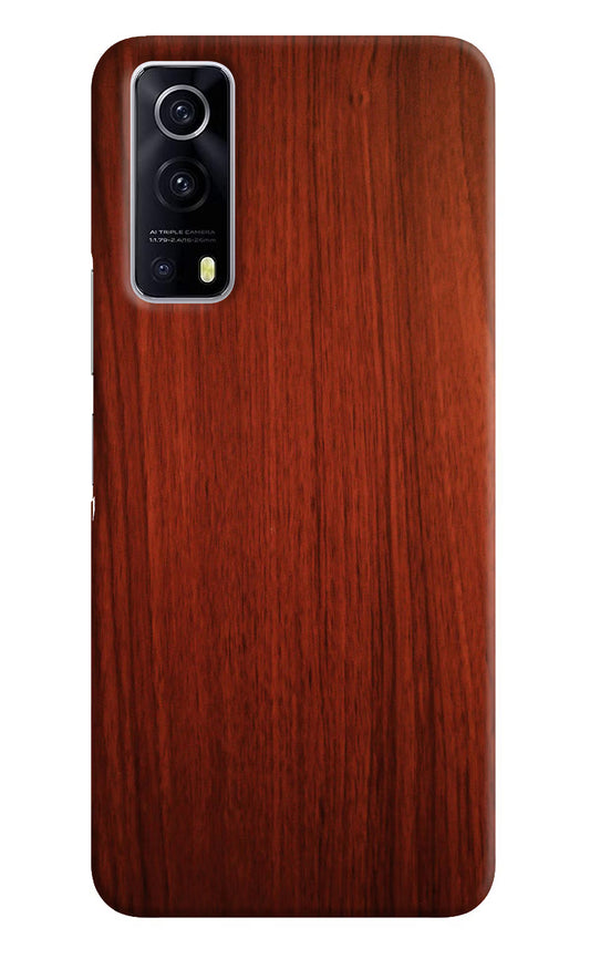 Wooden Plain Pattern iQOO Z3 5G Hard Case Back Cover by Casekaro