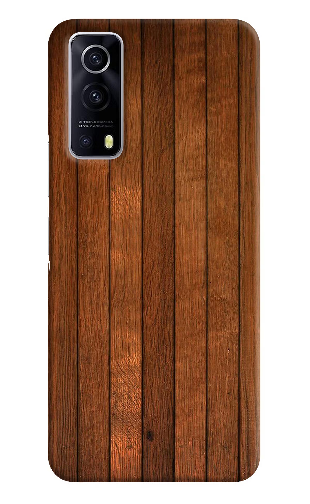Wooden Artwork Bands iQOO Z3 5G Hard Case Back Cover by Casekaro
