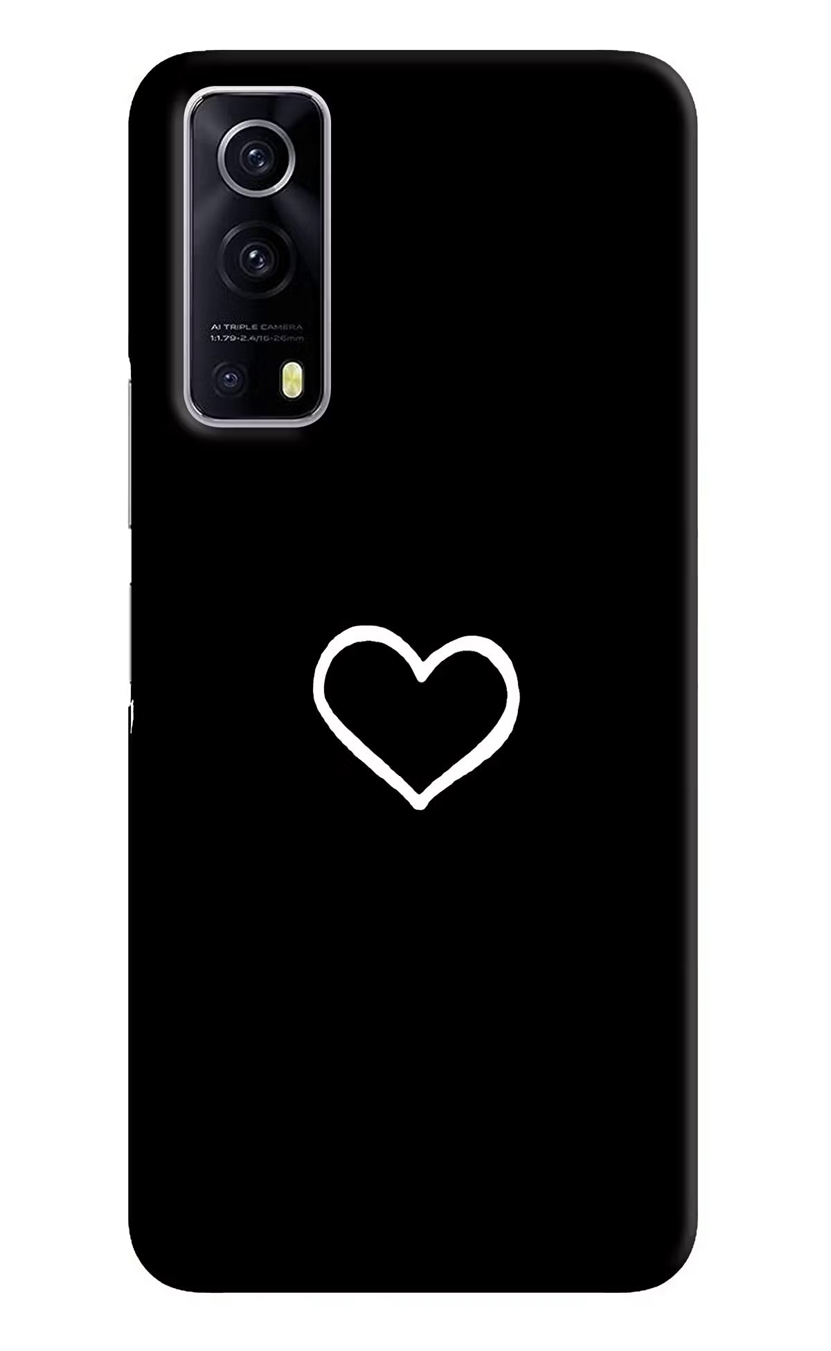 Heart iQOO Z3 5G Hard Case Back Cover by Casekaro