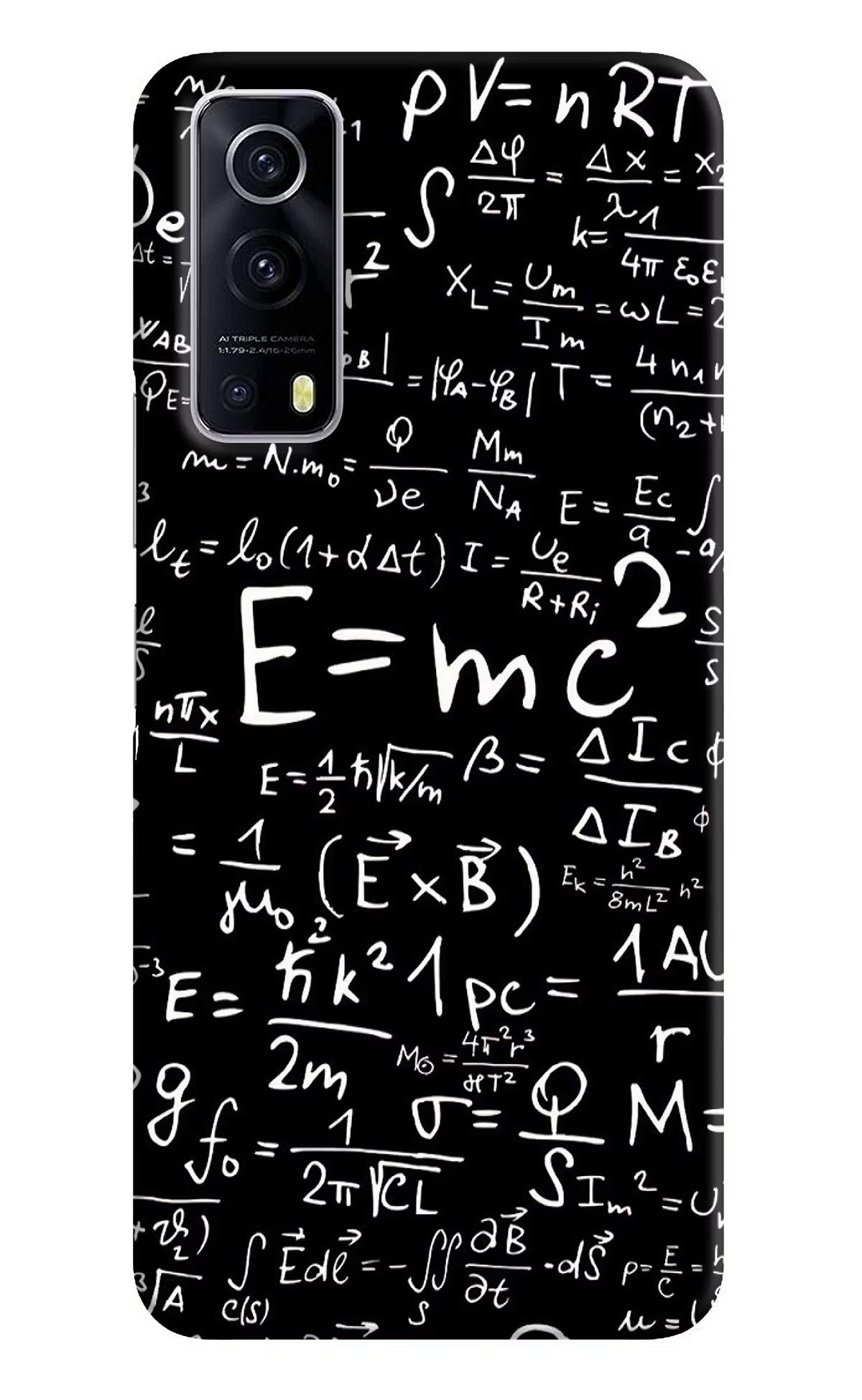 Physics Formula iQOO Z3 5G Hard Case Back Cover by Casekaro