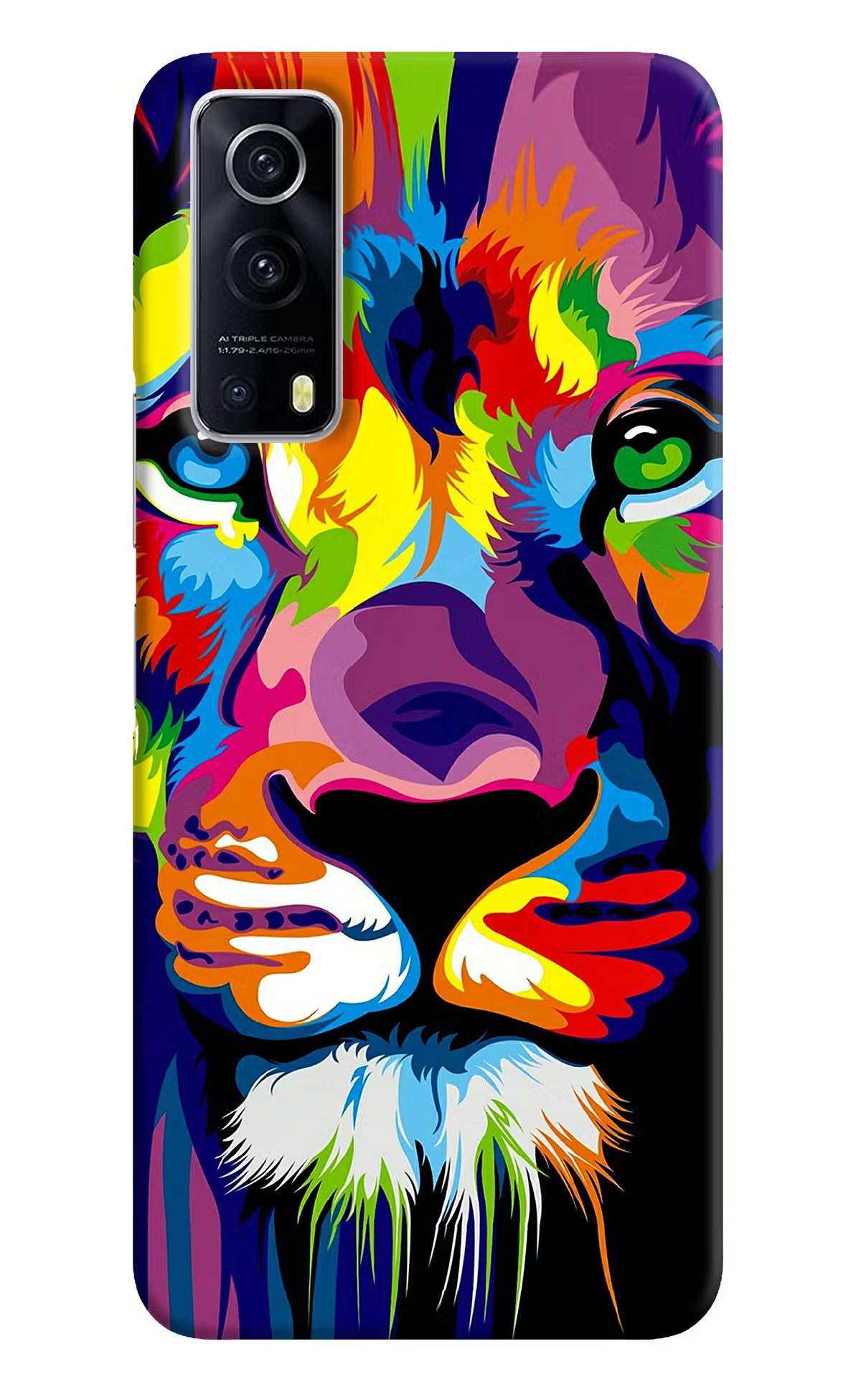 Lion iQOO Z3 5G Hard Case Back Cover by Casekaro