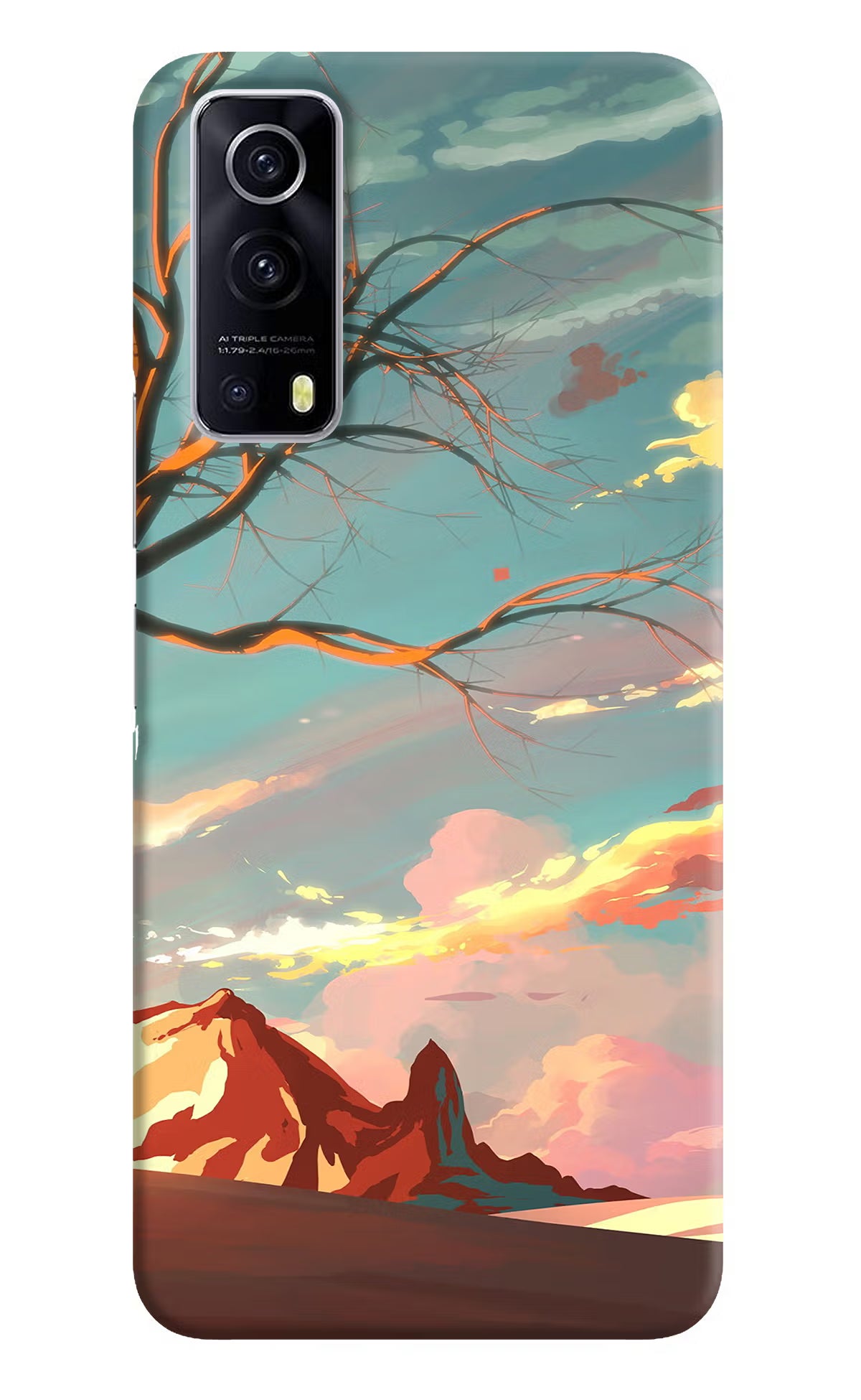 Scenery iQOO Z3 5G Hard Case Back Cover by Casekaro