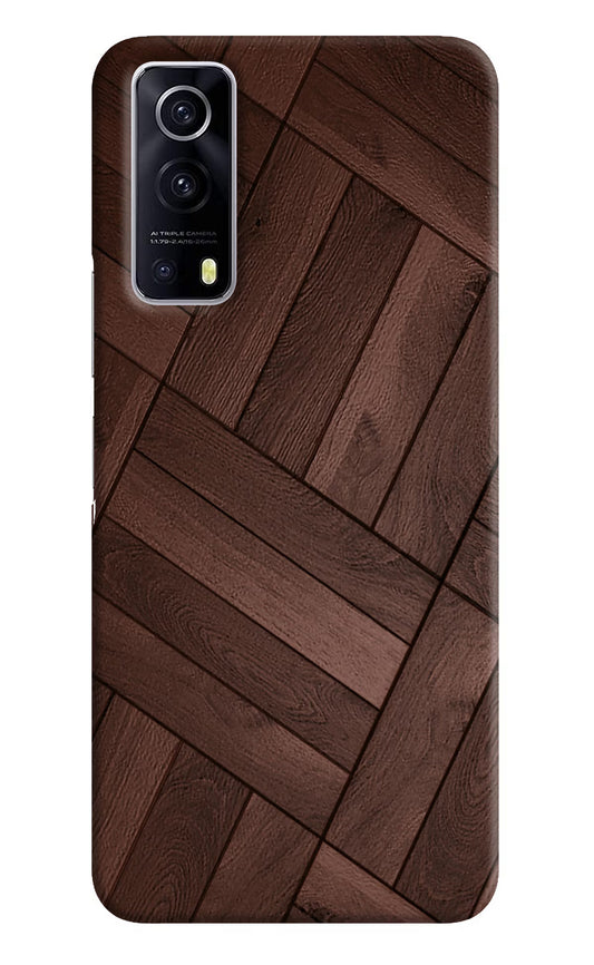 Wooden Texture Design iQOO Z3 5G Hard Case Back Cover by Casekaro