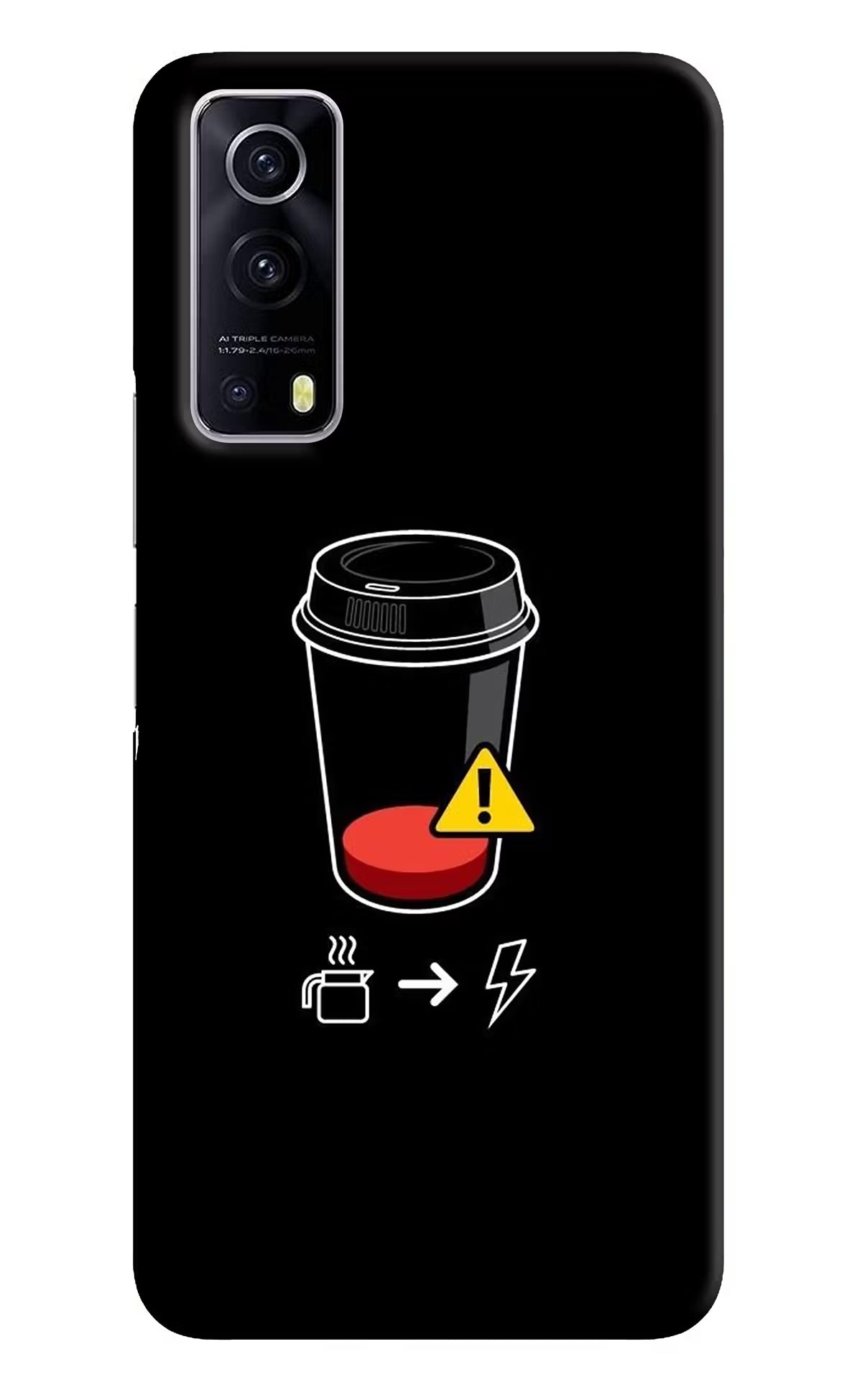 Coffee iQOO Z3 5G Hard Case Back Cover by Casekaro