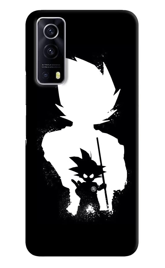 Goku Shadow iQOO Z3 5G Hard Case Back Cover by Casekaro