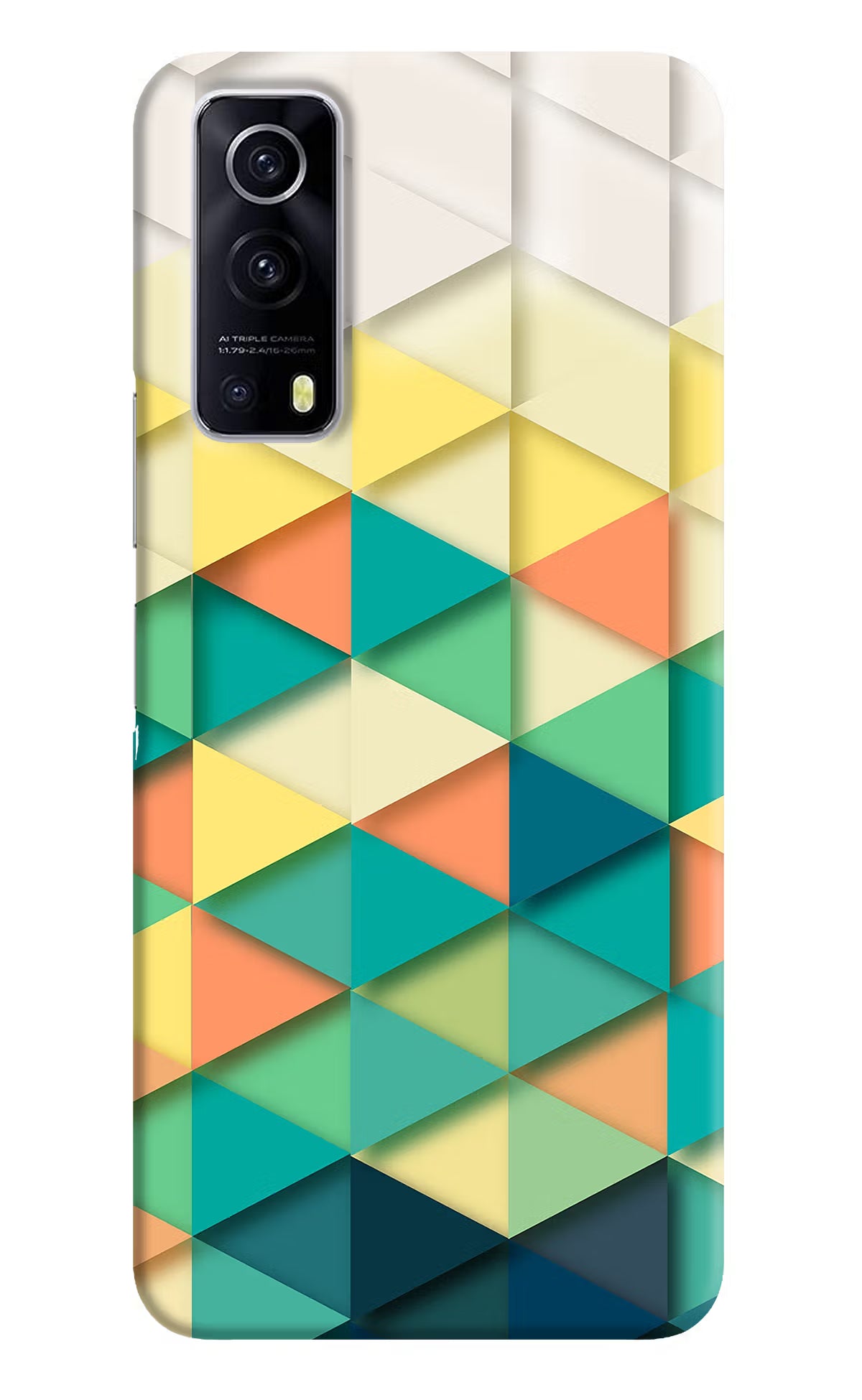 Abstract iQOO Z3 5G Hard Case Back Cover by Casekaro