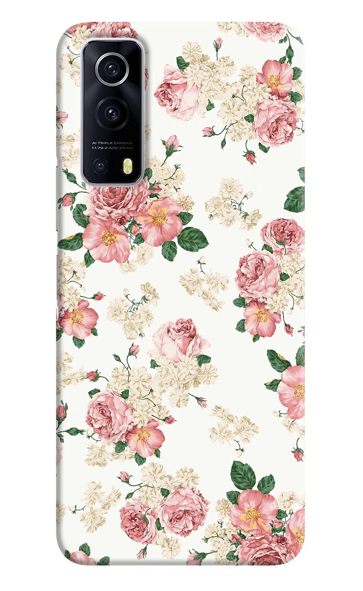 Flowers iQOO Z3 5G Hard Case Back Cover by Casekaro