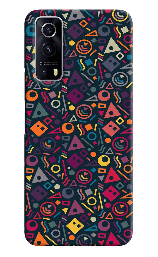 Geometric Abstract iQOO Z3 5G Hard Case Back Cover by Casekaro