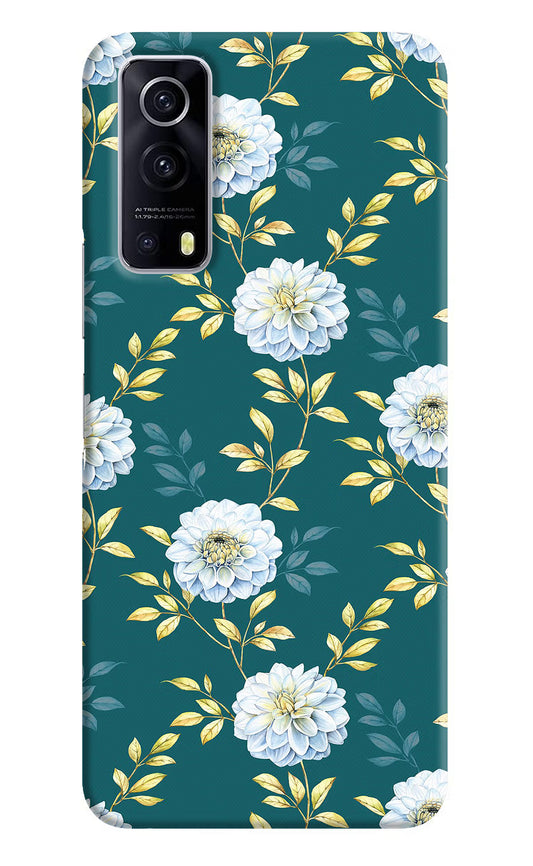 Flowers iQOO Z3 5G Hard Case Back Cover by Casekaro