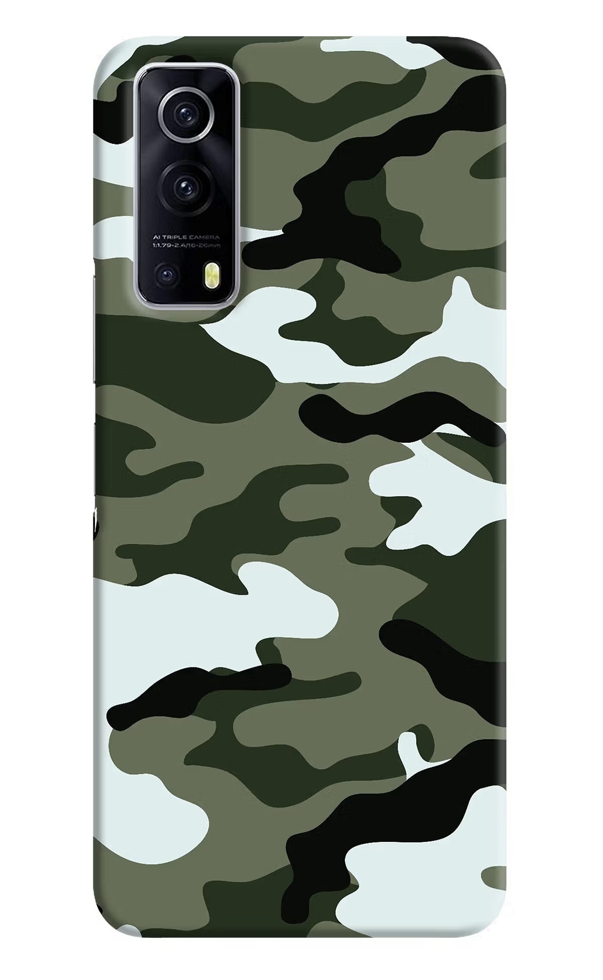 Camouflage iQOO Z3 5G Hard Case Back Cover by Casekaro