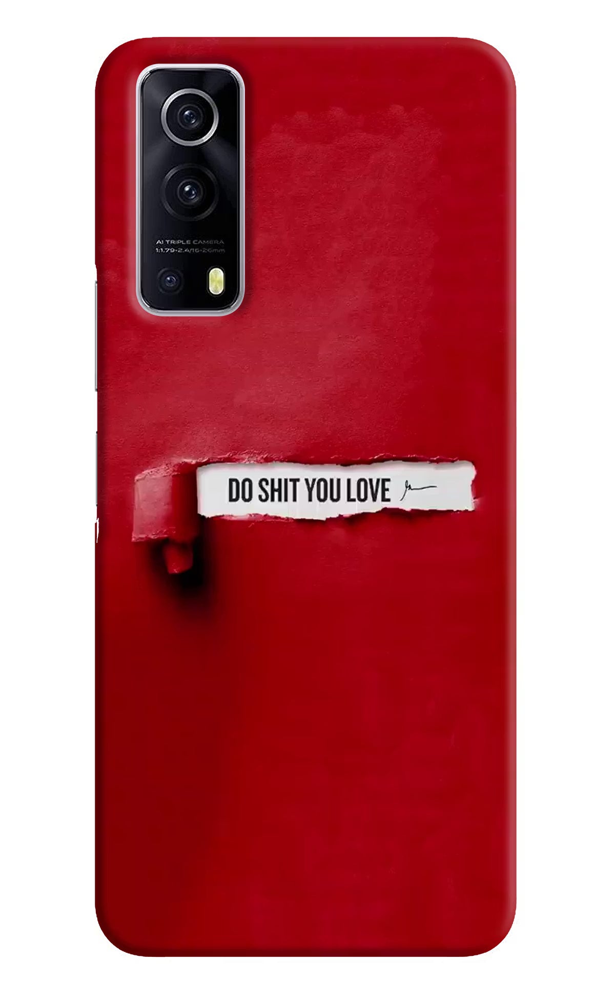 Do Shit You Love iQOO Z3 5G Hard Case Back Cover by Casekaro