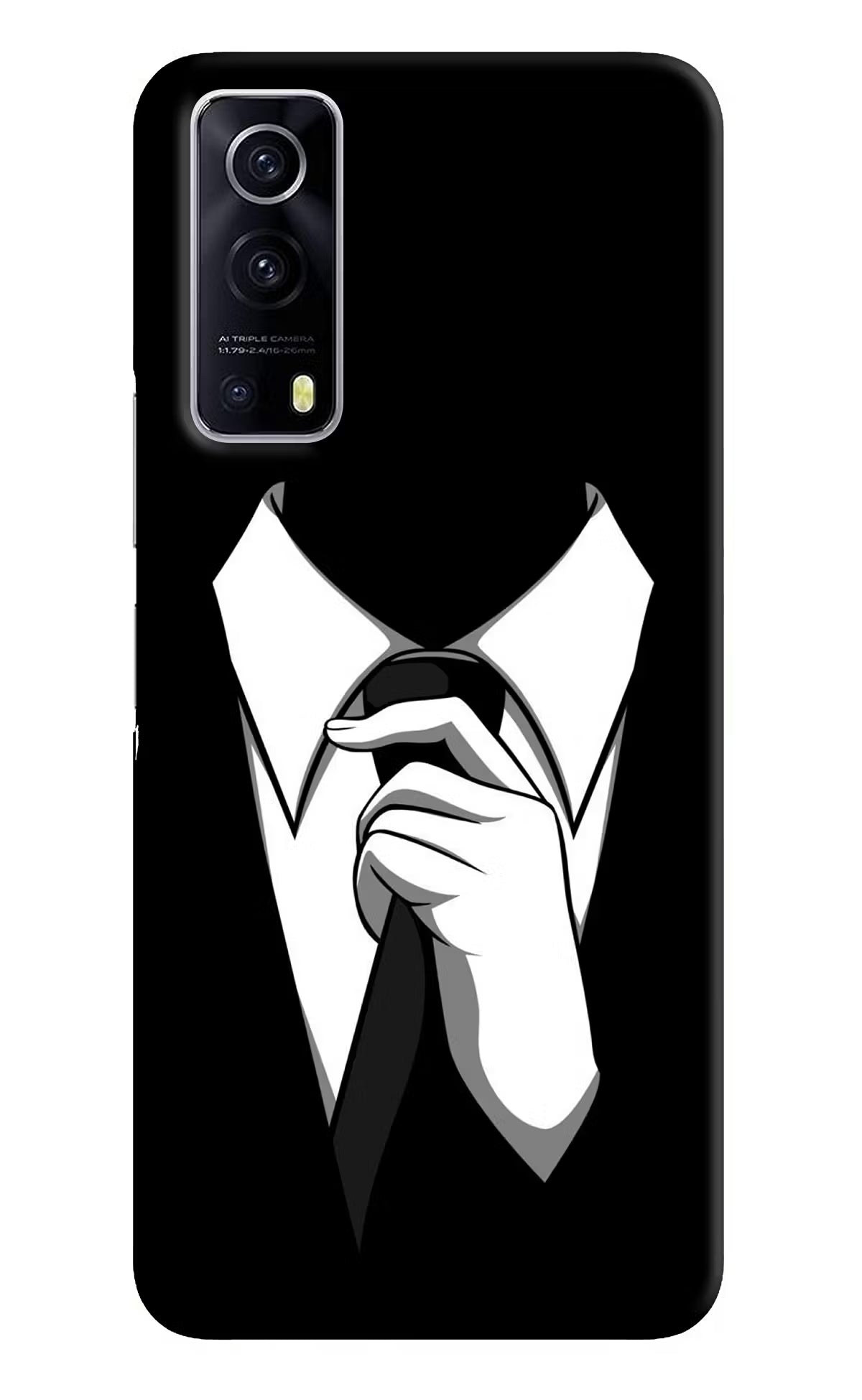 Black Tie iQOO Z3 5G Hard Case Back Cover by Casekaro