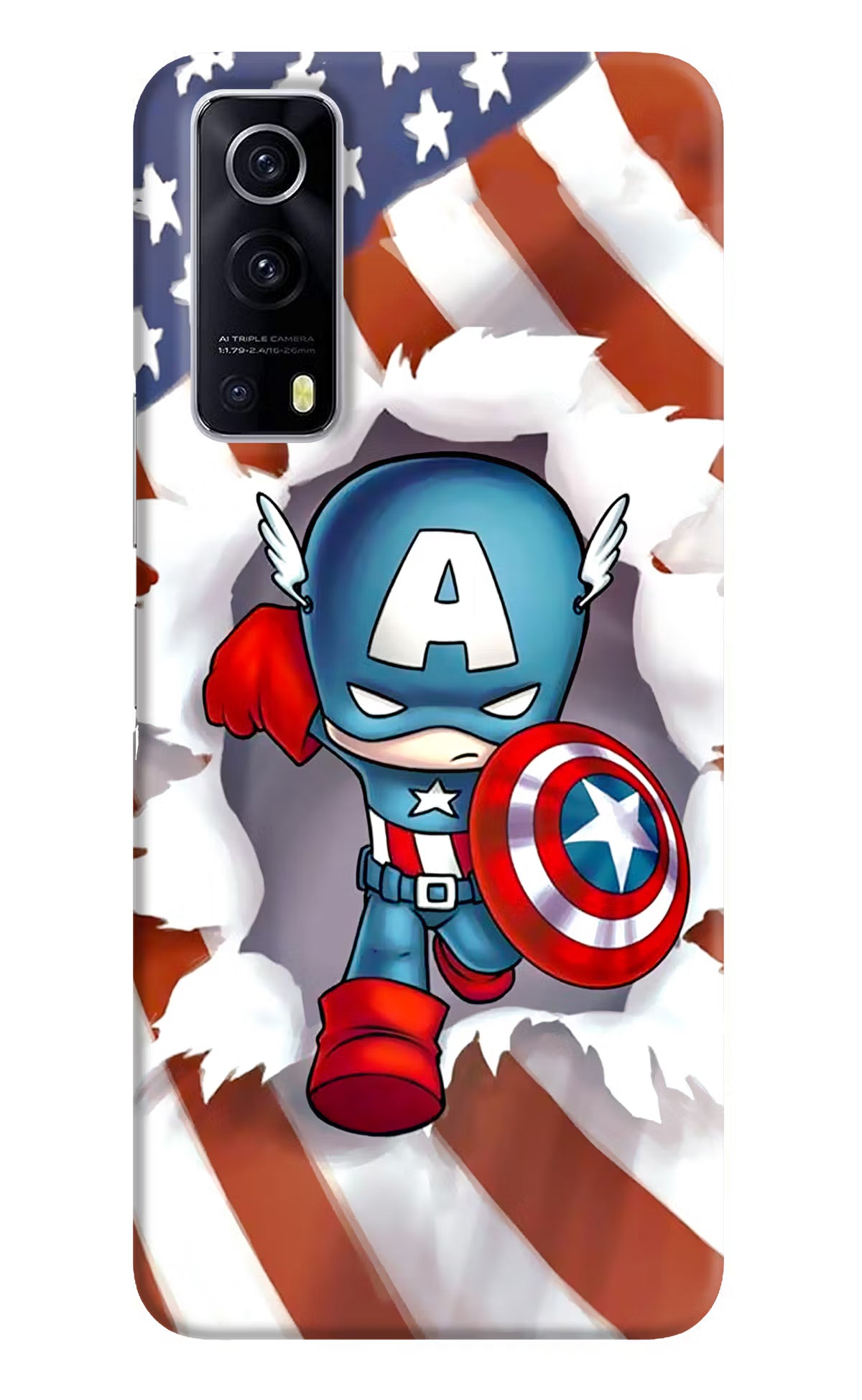 Captain America iQOO Z3 5G Hard Case Back Cover by Casekaro