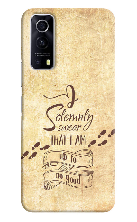 I Solemnly swear that i up to no good iQOO Z3 5G Hard Case Back Cover by Casekaro