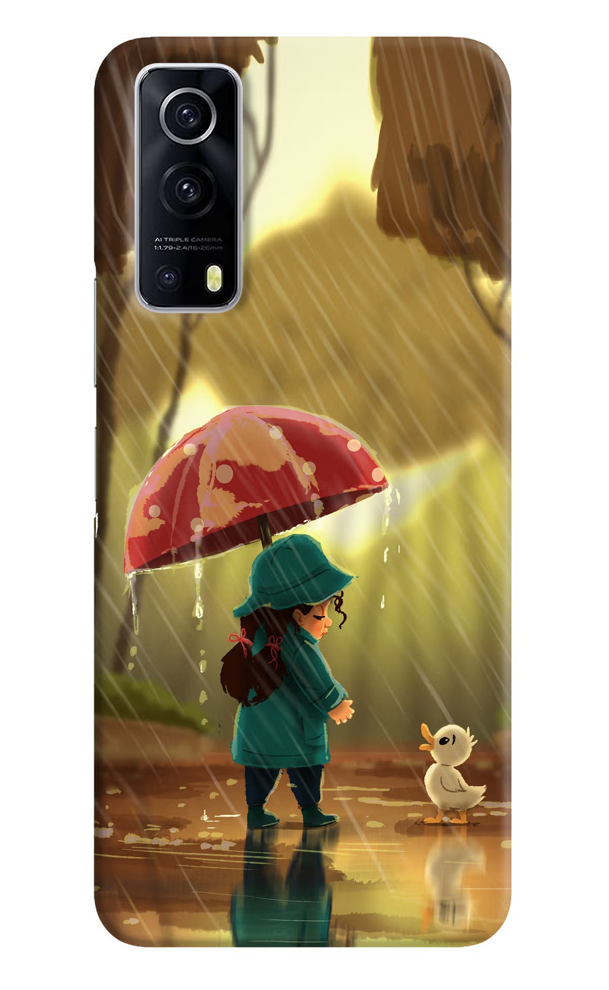Rainy Day iQOO Z3 5G Hard Case Back Cover by Casekaro