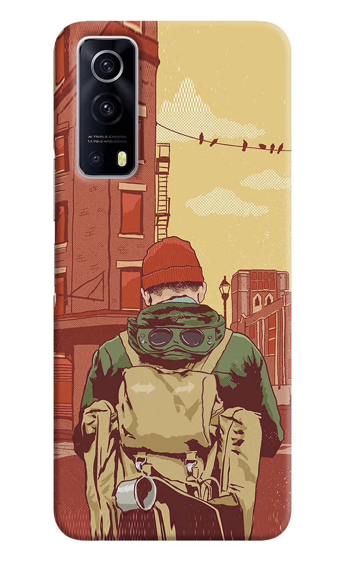 Adventurous iQOO Z3 5G Hard Case Back Cover by Casekaro