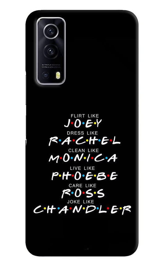FRIENDS Character iQOO Z3 5G Hard Case Back Cover by Casekaro