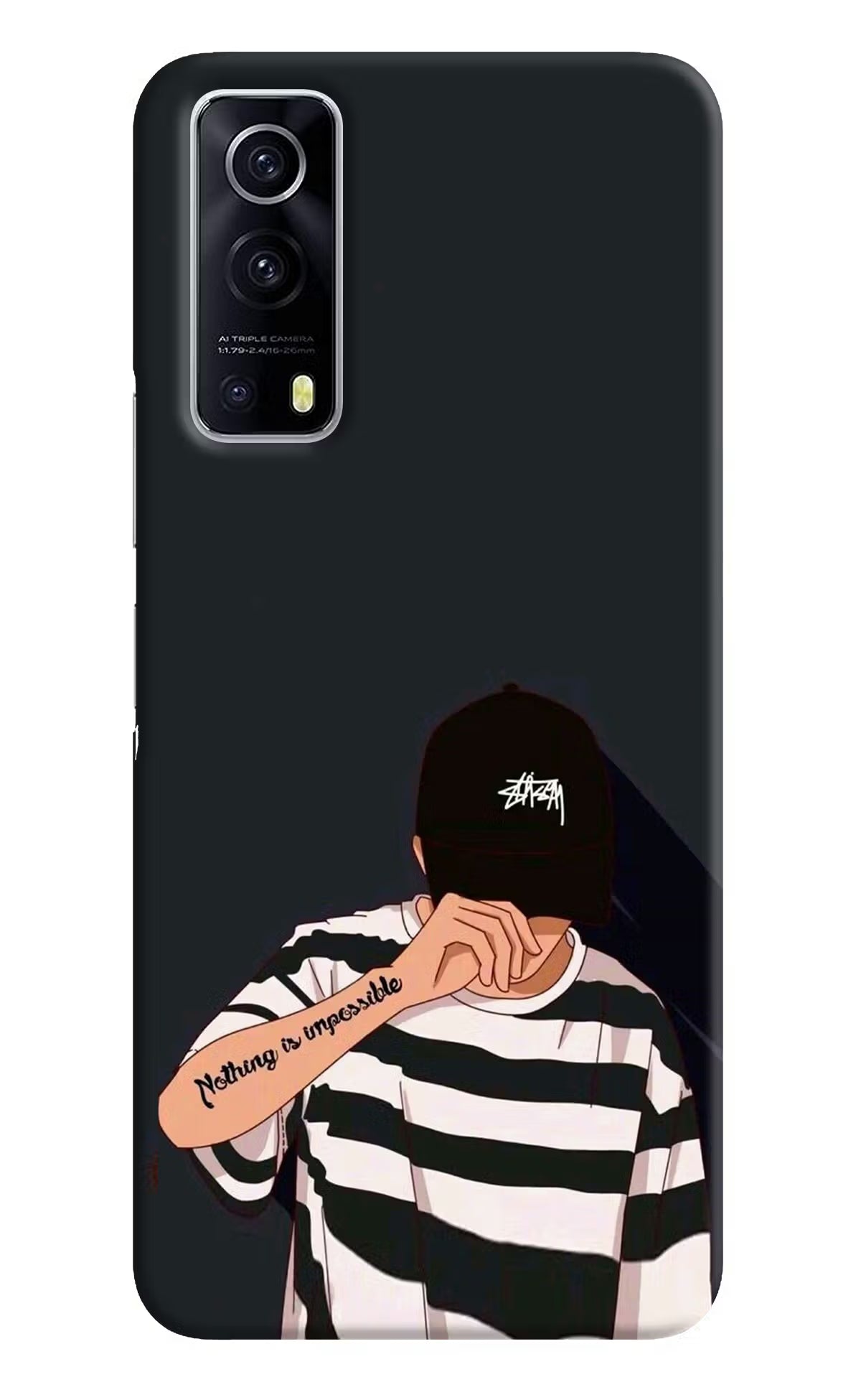 Aesthetic Boy iQOO Z3 5G Hard Case Back Cover by Casekaro