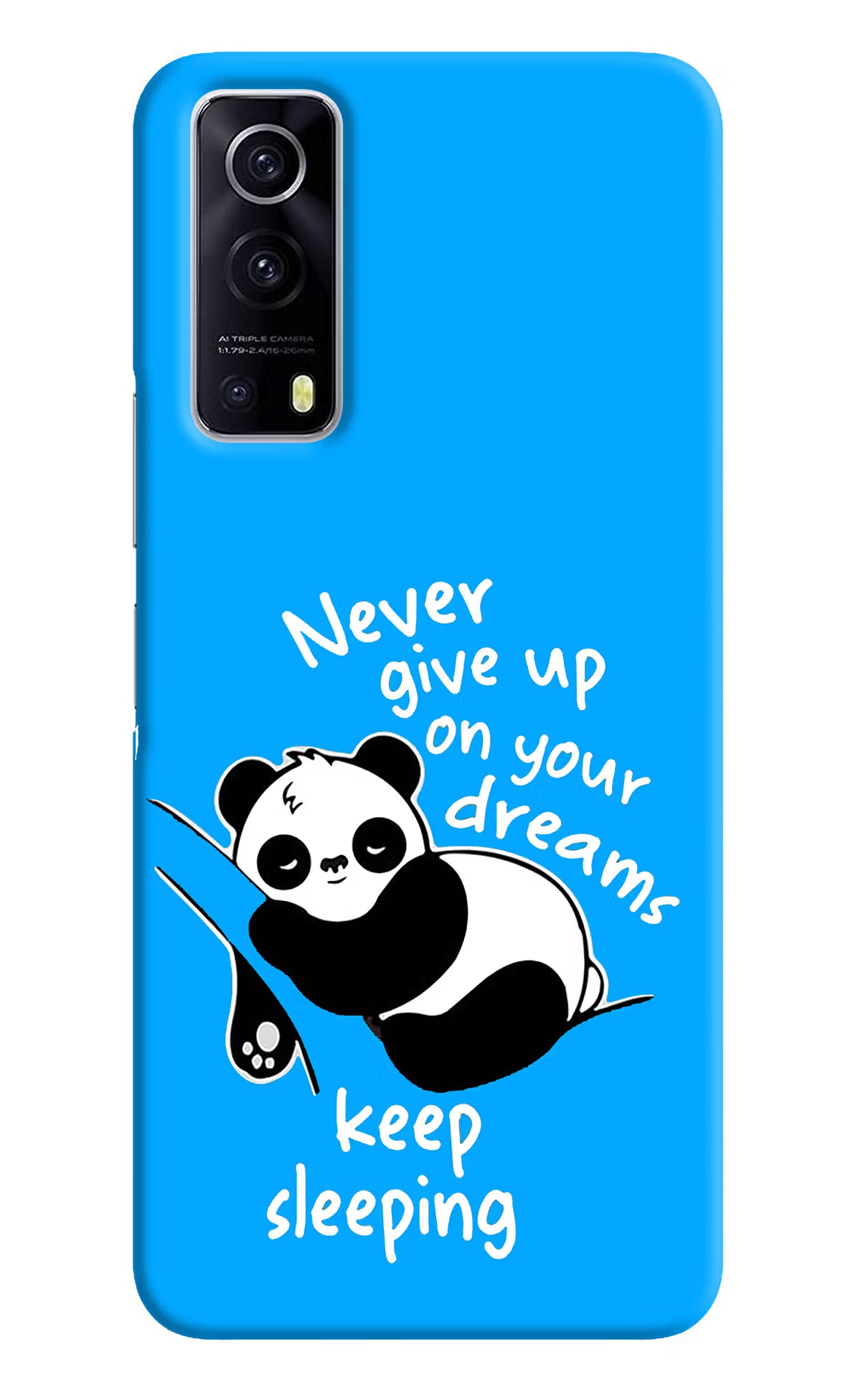 Keep Sleeping iQOO Z3 5G Hard Case Back Cover by Casekaro