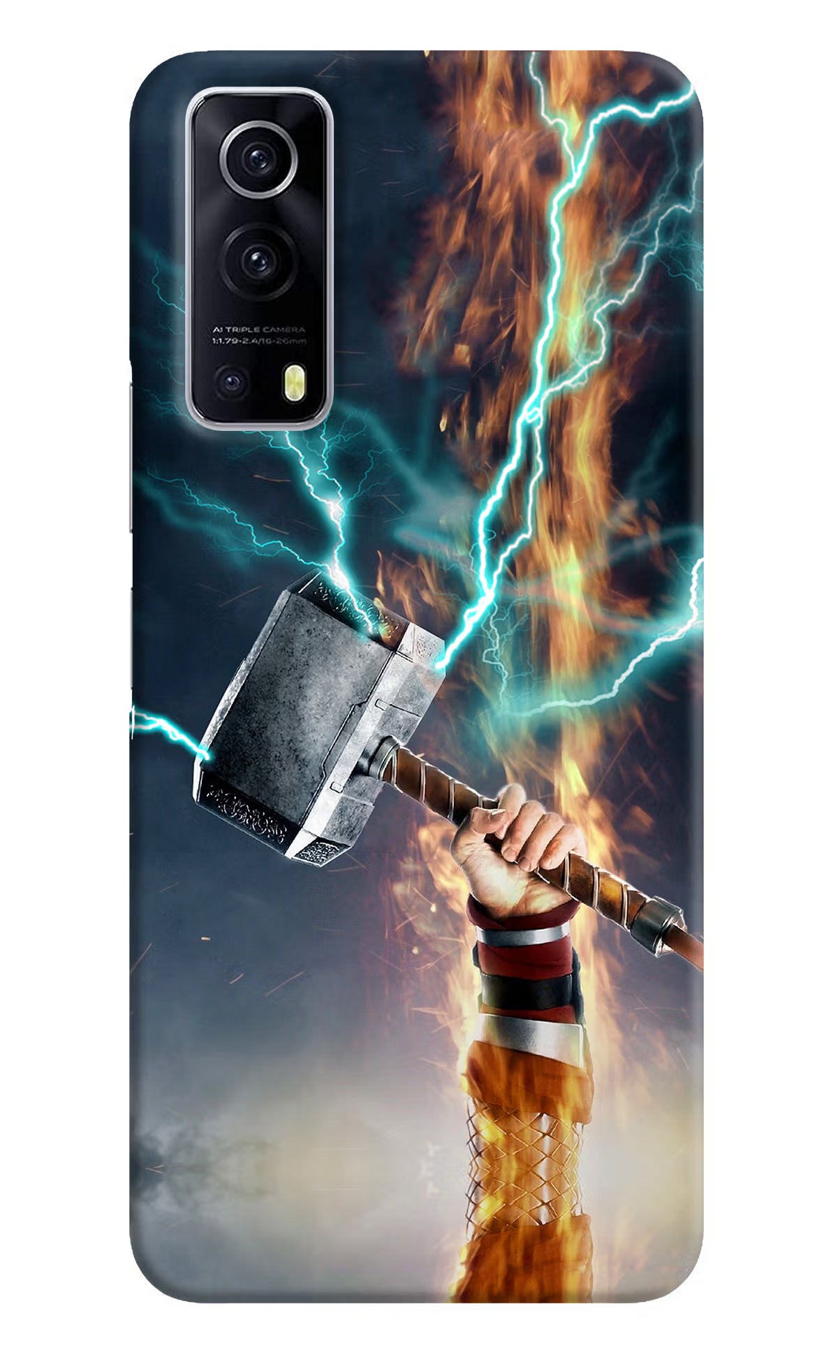 Thor Hammer Mjolnir iQOO Z3 5G Hard Case Back Cover by Casekaro