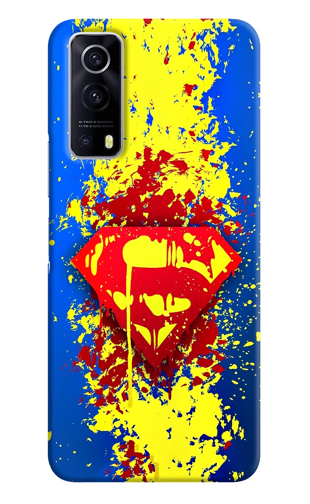 Superman logo iQOO Z3 5G Hard Case Back Cover by Casekaro